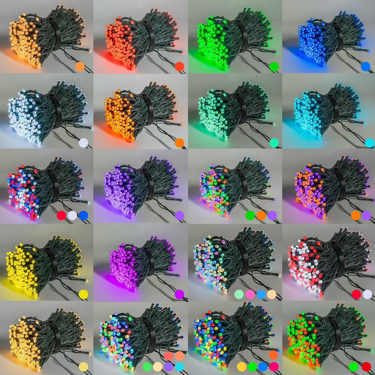 Dazzle Bright 66FT 200 LED Smart Color Changing Christmas Halloween Lights | RGB String Lights with Remote & App Controlled, 4th of July Decoration for Indoor Outdoor Holiday Xmas Tree Party Xmas Decor