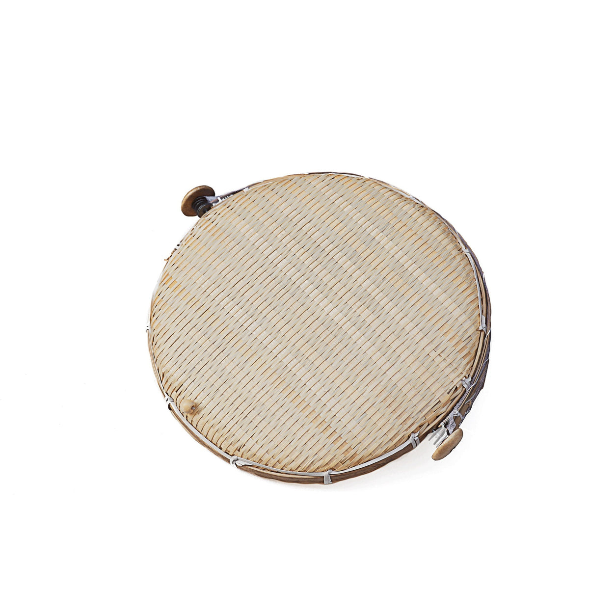 Bamboo Round Storage Basket Set for Home Use - Picnic Essential