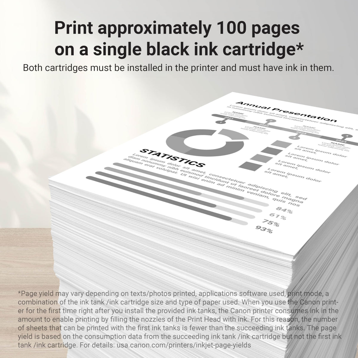 Canon Genuine PG-275 Black Ink Cartridge | Compatible with TS3520/3522, TR4720/4722, TS3720/3722