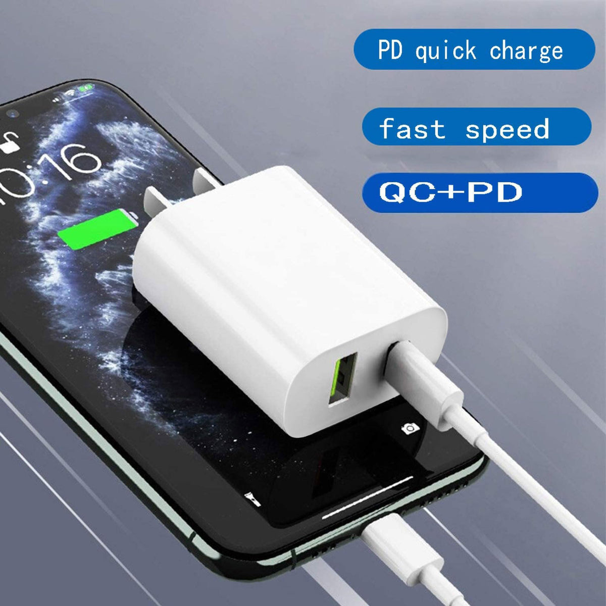 2 Pack USB C Charger Block, Dual Port Type C Wall Charger Charging Power Adapter Cube for iPhone 14/14 Pro/14 Pro Max/14 Plus/13/12/11, XS/XR/X, iPad, Samsung, More