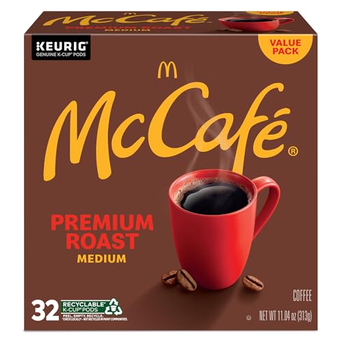McCafe Premium Roast, Keurig Single Serve K-Cup Pods, Medium Roast Coffee Pods, 32 Count