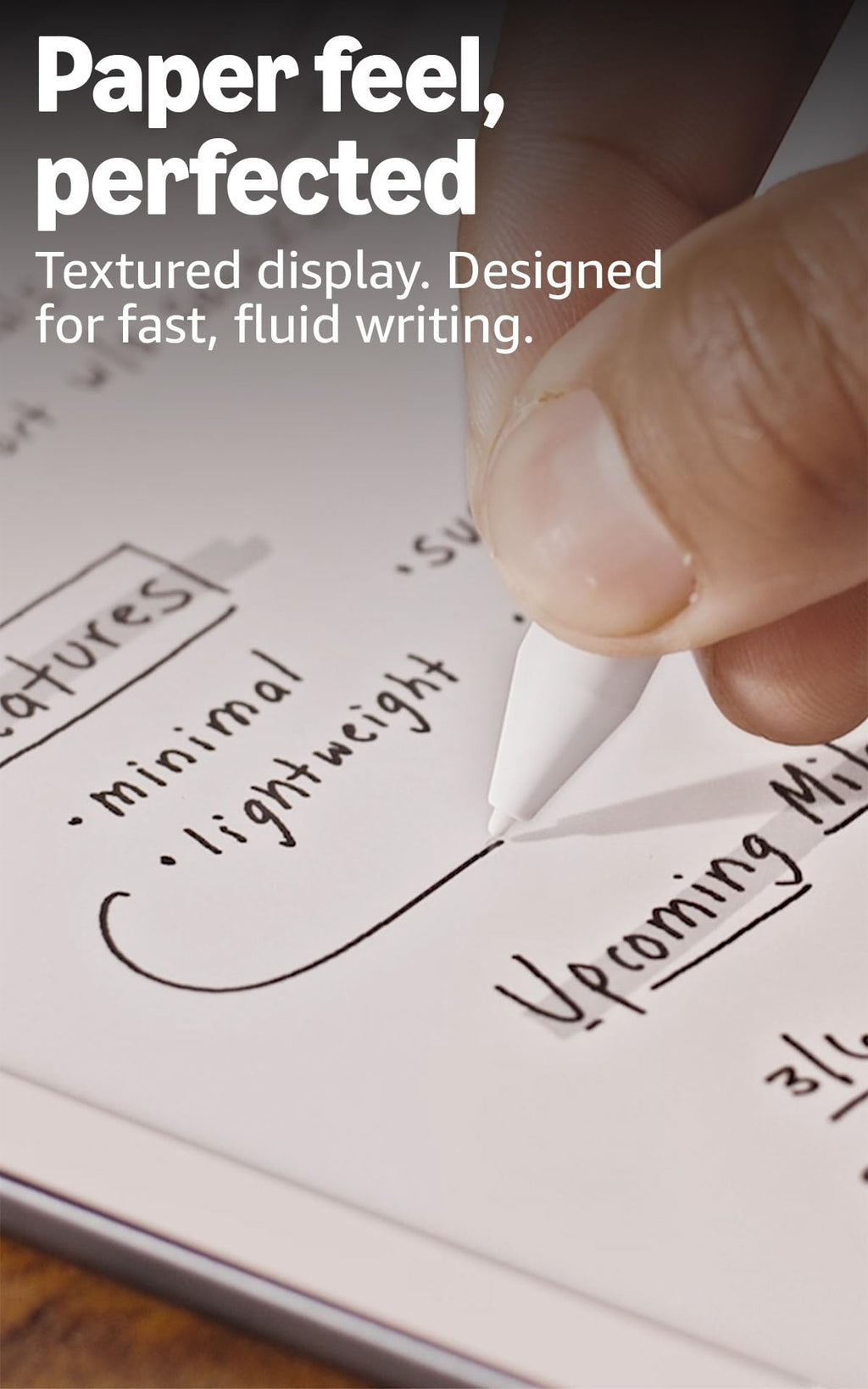 Amazon Kindle Scribe 32GB (newest model) — 11” display with front light, paper-like feel, and no distractions — Write in notebooks, docs, and books. Pen included - Graphite