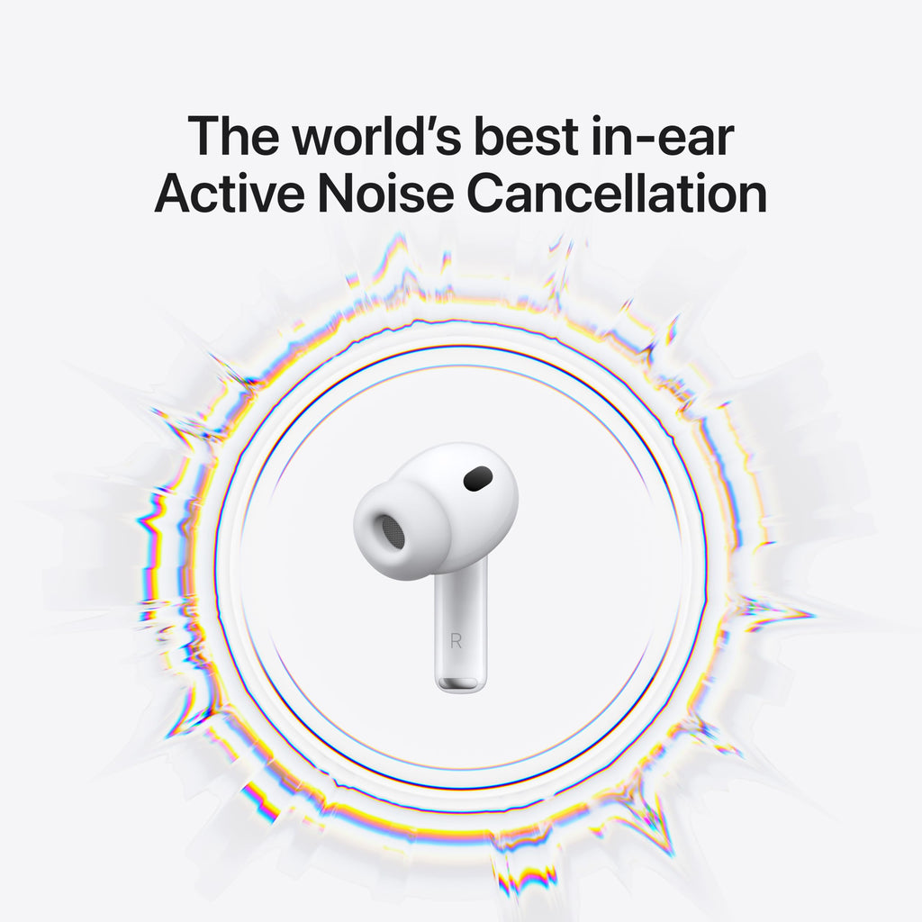 Apple AirPods Pro 3 Wireless Earbuds with Active Noise Cancellation | Live Translation, Heart Rate Sensing, Hearing Aid Feature, Bluetooth Headphones, Spatial Audio, USB-C Charging