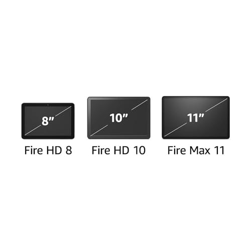 Amazon Fire HD 8 tablet (newest model), 8” HD Display, 4GB memory, 64GB, responsive and vibrant, designed for portable entertainment, Black