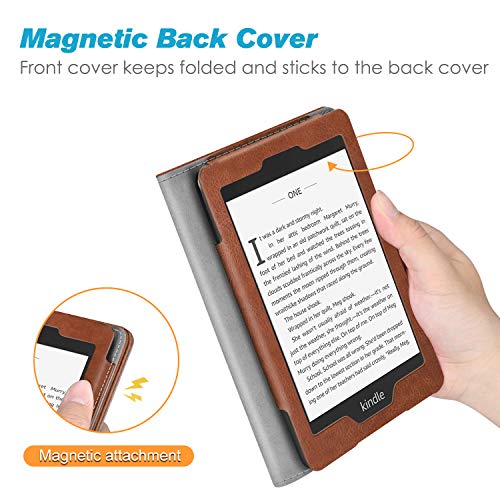 Fintie Stand Case for 6" Kindle Paperwhite 10th Gen 2018, Vintage Brown