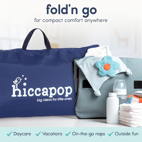 Hiccapop Playard Mattress Pad, Pack and Play Mattress with Carry Bag, 1.25"