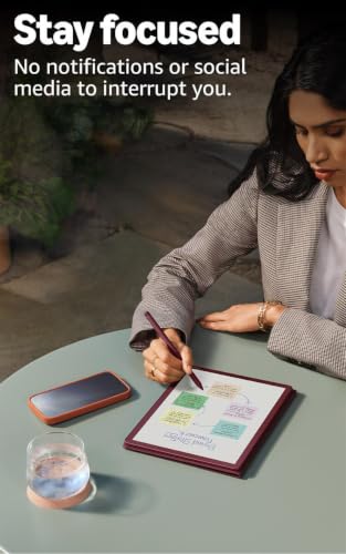 Amazon Kindle Scribe Colorsoft 64GB (newest model) — 11” paper-like color display — Write in notebooks, docs, and books. Read in any light. Pen included - Graphite