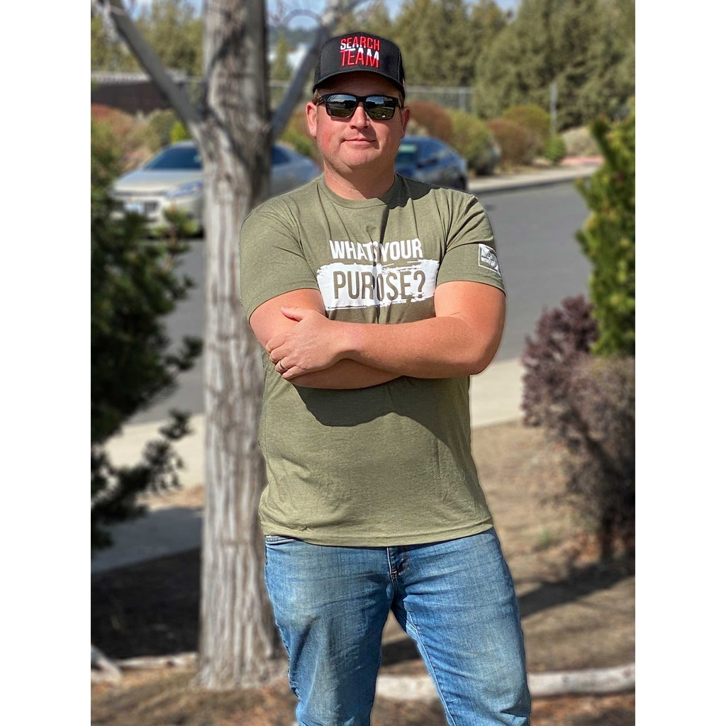 WHAT'S YOUR PURPOSE Premium Crew T-Shirts