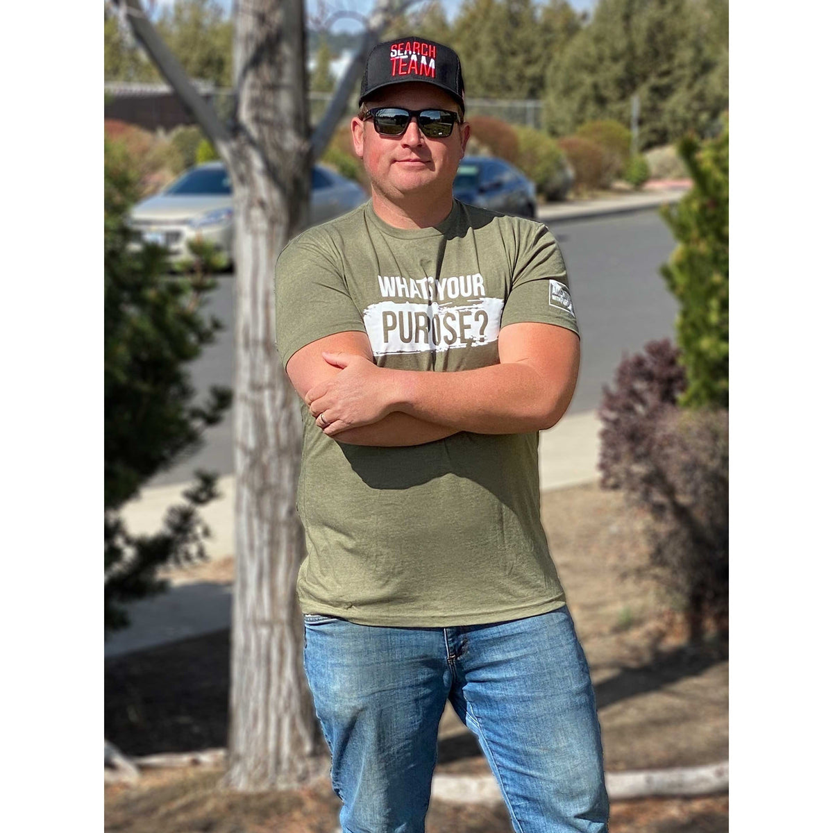 WHAT'S YOUR PURPOSE Premium Crew T-Shirts