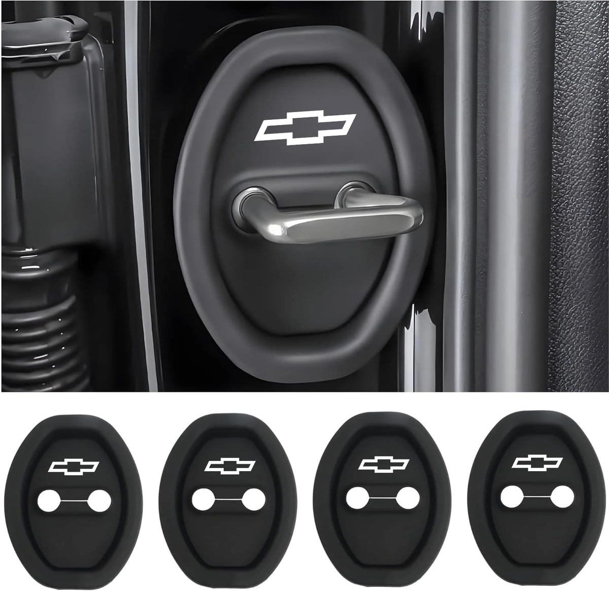 Eptchn Universal Silicone Car Door Covers Protector (4 PACK)