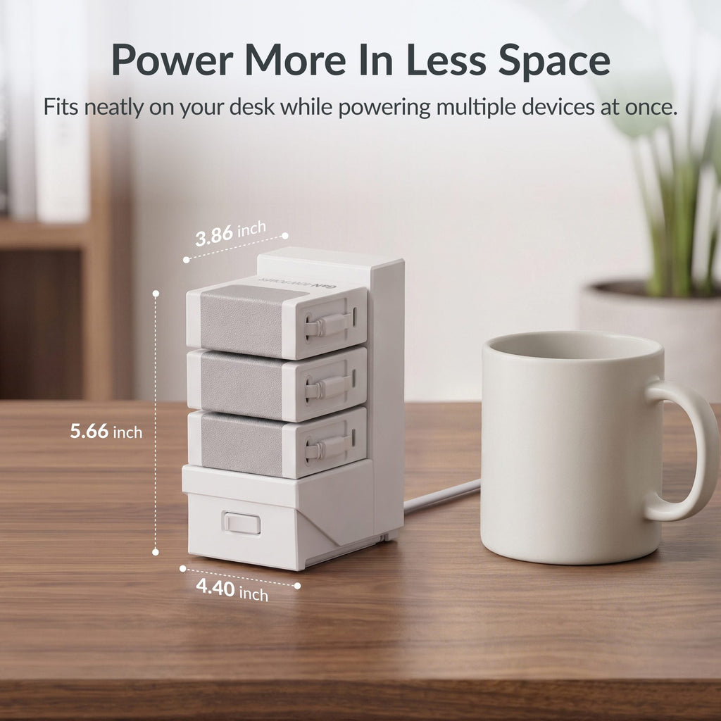 Gitryin ModDock 3 Tower Charging Station (40W Combo)