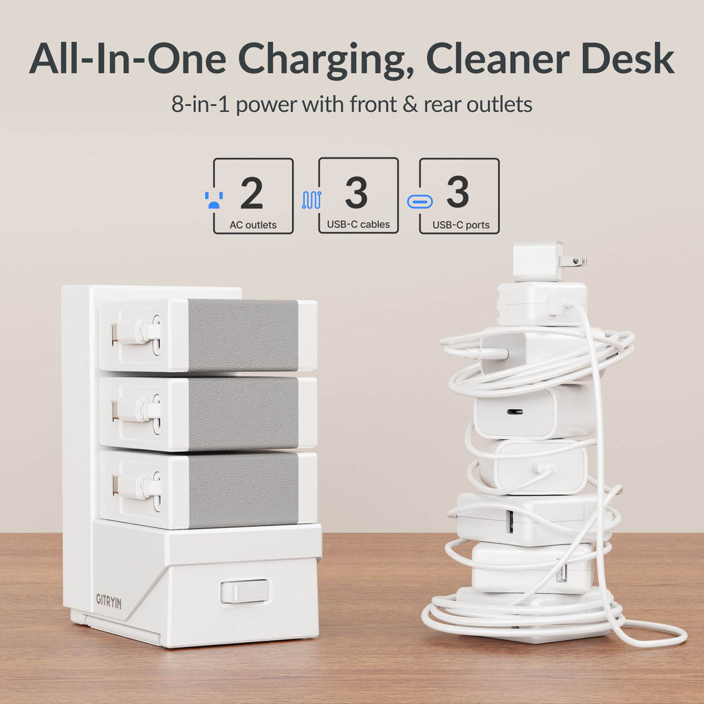 Gitryin ModDock 3 Tower Charging Station (40W Combo)