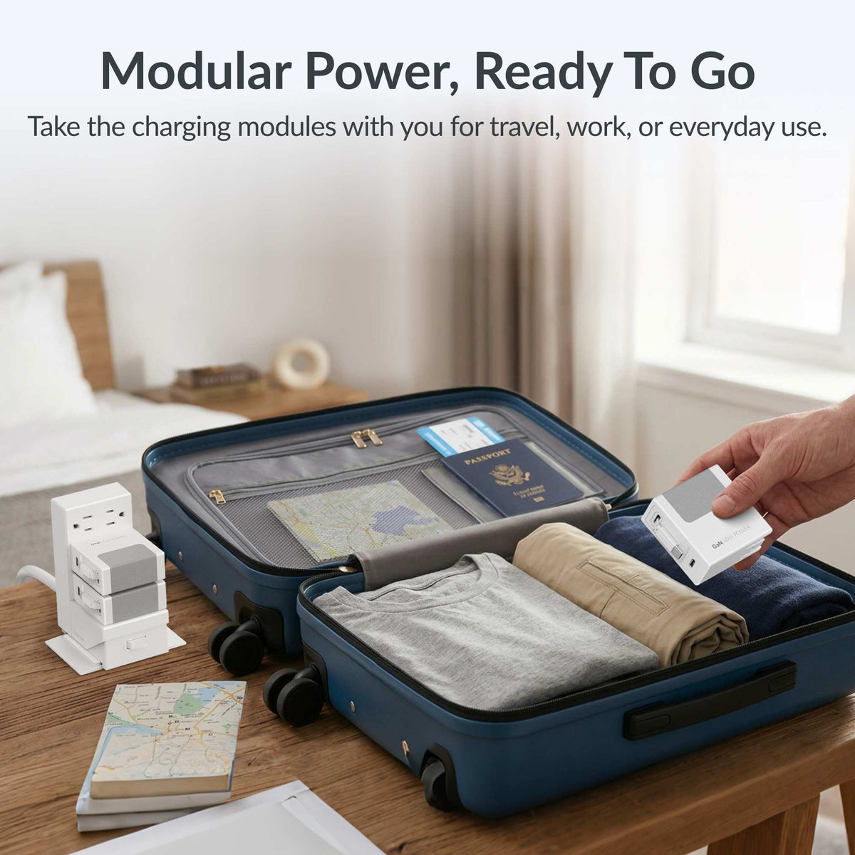 Gitryin ModDock 3 Tower Charging Station (40W Combo)