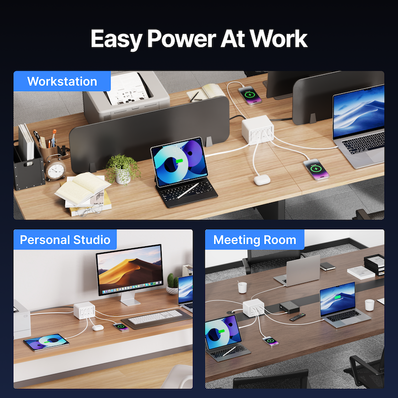 Gitryin Smart Desktop Charging Station 12-in-1 (40W Combo)