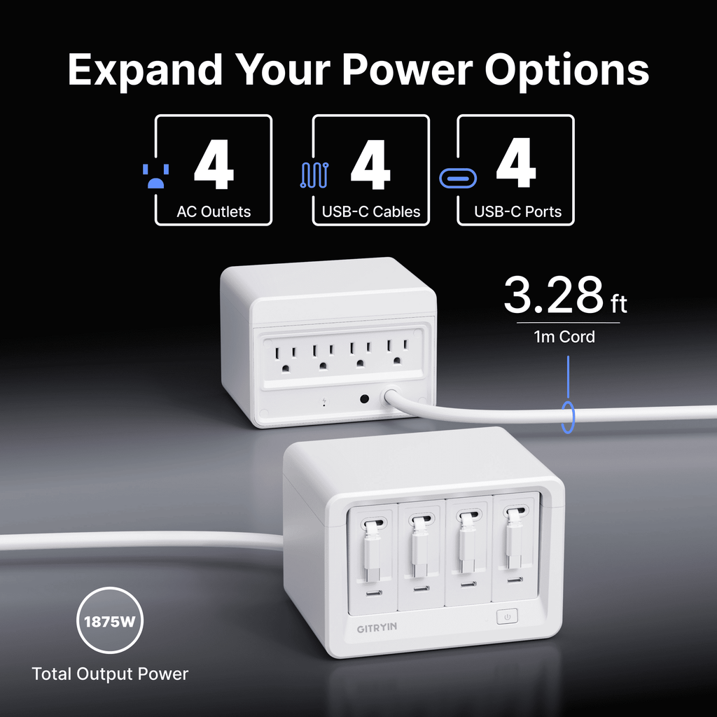 Gitryin Smart Desktop Charging Station 12-in-1 (40W Combo)