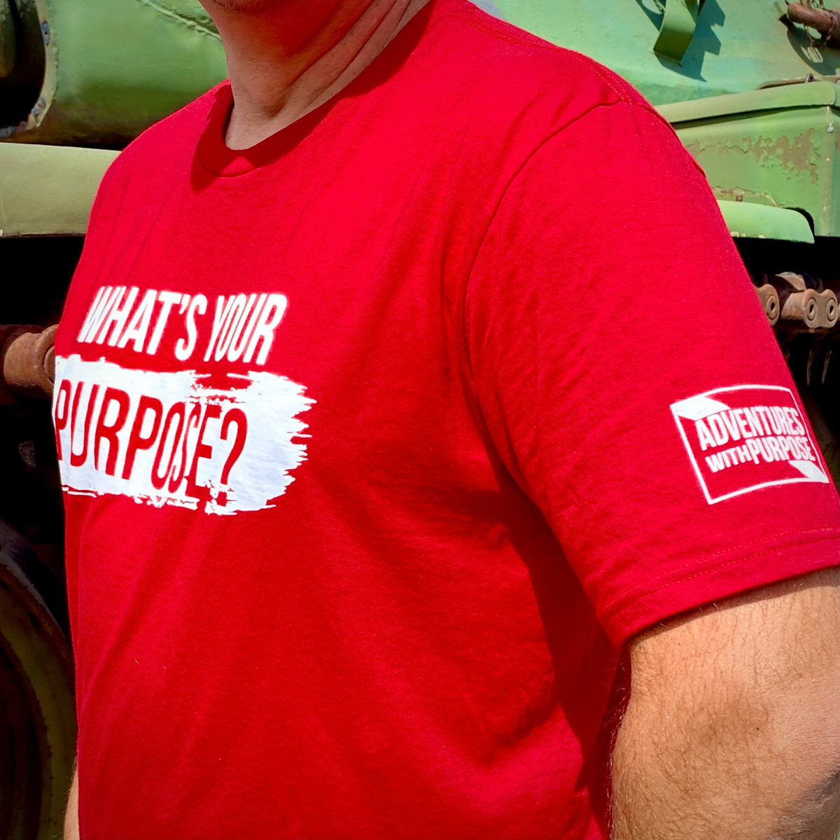 WHAT'S YOUR PURPOSE Premium Crew T-Shirts