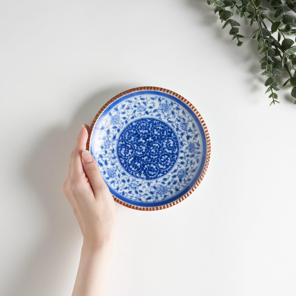 Arabesque Floral Dessert Plate