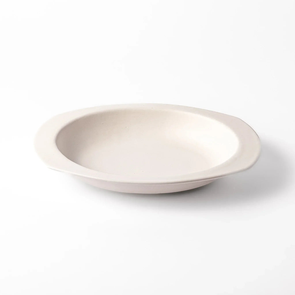 Easy Scoop Oval Ceramic Curry Plate