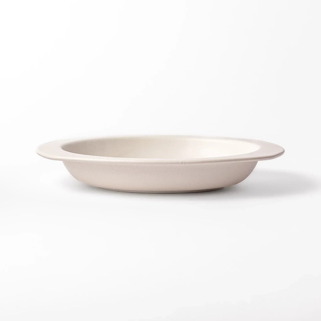 Easy Scoop Oval Ceramic Curry Plate
