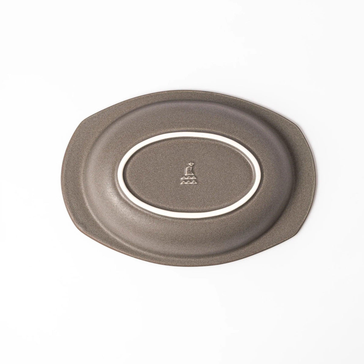 Easy Scoop Oval Ceramic Curry Plate