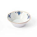 Floral Leaves Ridged Cereal Bowl