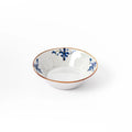 Floral Leaves Ridged Dessert Bowl