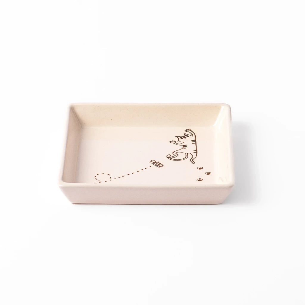 Hanging Cat Dessert Plate