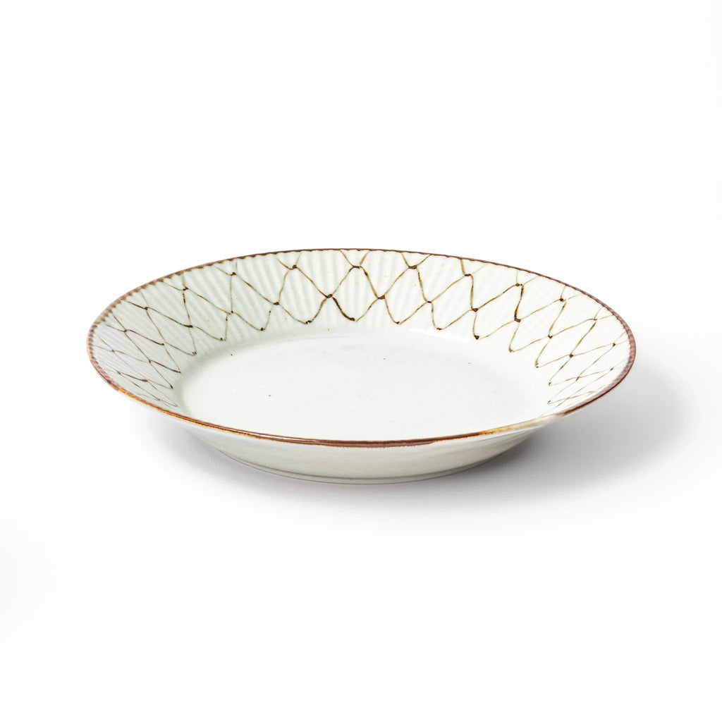 Rustic Diamond Weave Salad Plate