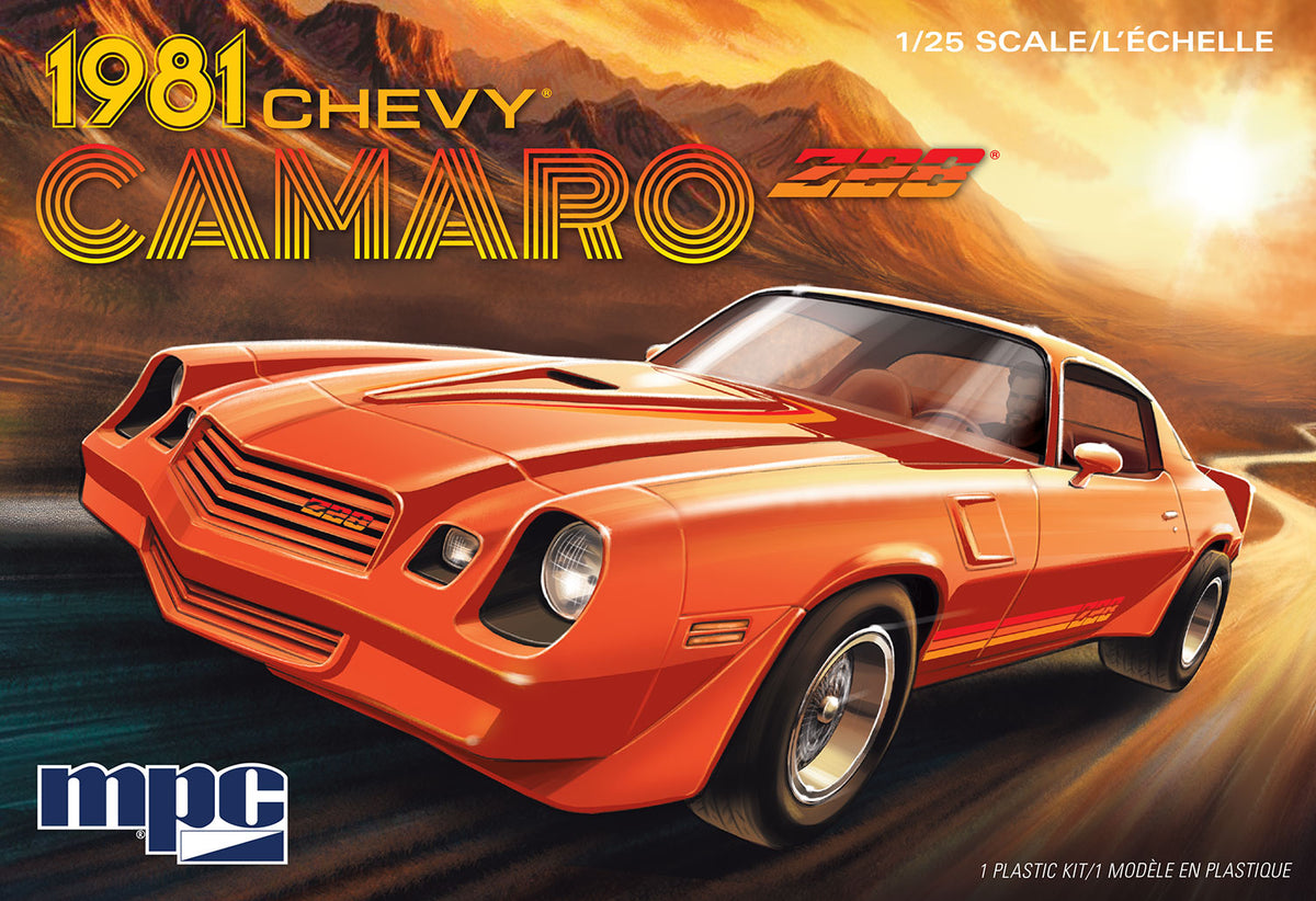 "PRE-ORDER" MPC 1981 Chevy Camaro Pro Street 1:25 Scale Model Kit (DUE SEPTEMBER 2026)