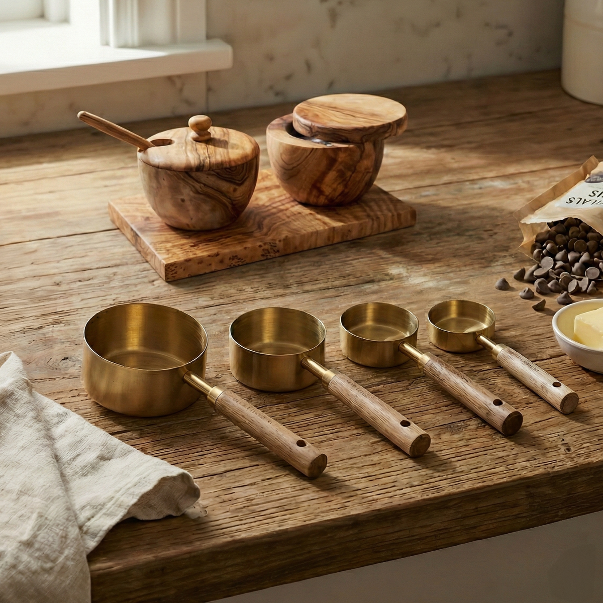 Olive Wood Salt Cellar