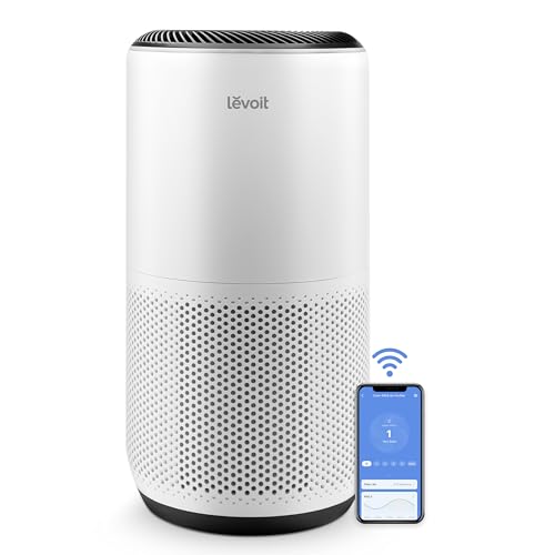 LEVOIT Smart Air Purifiers for Home Large Room Up to 1733 Ft² Core 400S-P | HEPA Sleep Mode, AHAM VERIFIDE, Auto Mode, Air Quality Monitor, 3-in-1 Filter For Pet Allergy, Smoke, Dust, ChildLock, White