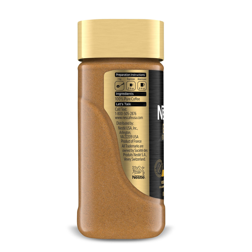 NESCAFÉ Gold Espresso Blonde Instant Coffee, 3.5 oz Jar | Blonde roast instant espresso; single 3.5 oz (100 g) jar