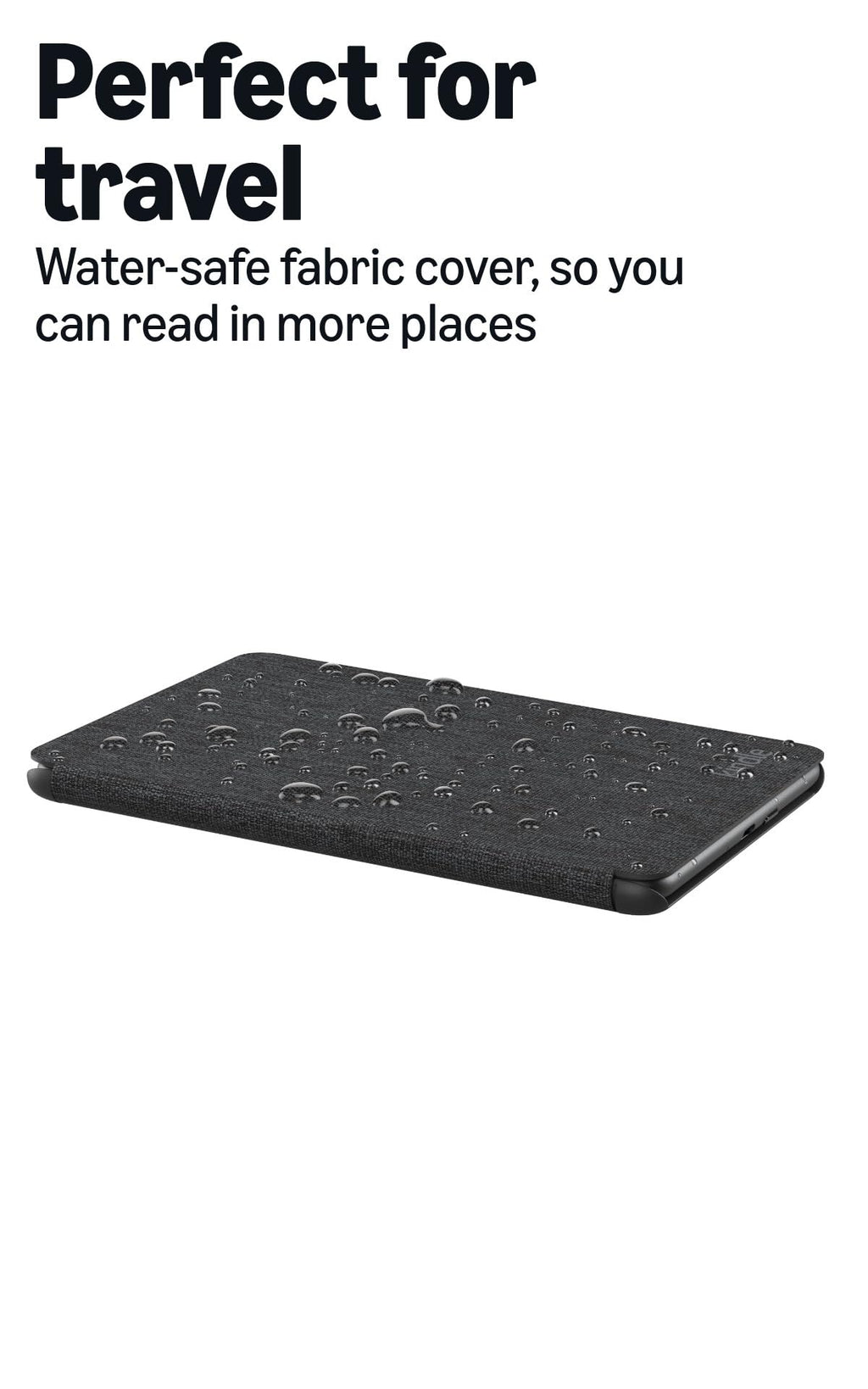 Amazon Kindle Paperwhite and Kindle Colorsoft Case, Lightweight and Water-Safe, Foldable Protective Cover - Fabric