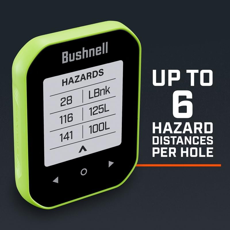 Bushnell Golf Phantom 3 Slope GPS, Black | Handheld, Touchscreen, Slope-Adjusted Distances, 38,000+ Courses & Magnetic Cart Mount