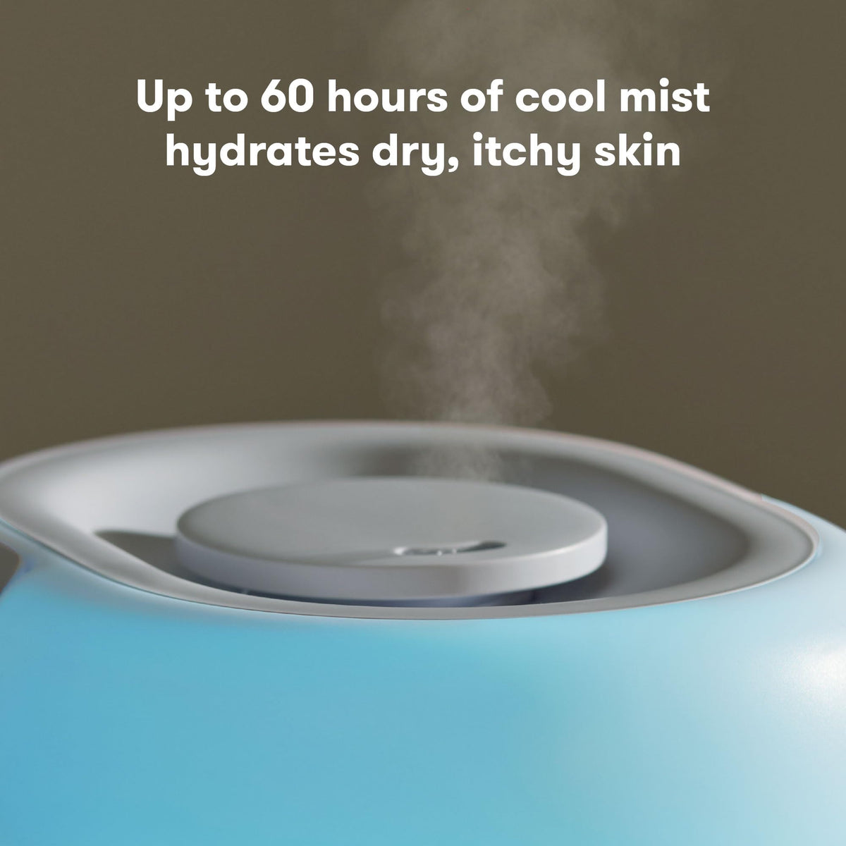 Frida 3-in-1 Cool Mist Humidifier for Large Rooms & Bedroom, Diffuser | Allergy Relief, 60 Hour Runtime, Nightlight, Auto Shut-Off, Quiet, Carry Handle, Essential Oil Diffuser