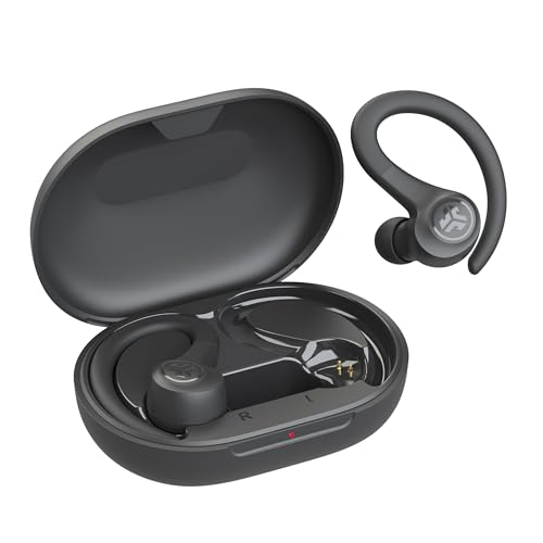 JLab, Go Sport+, True Wireless Workout Earbuds, Bluetooth Sport Earbuds, Clear Calling, Graphite
