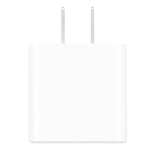 Apple 20W USB-C Compact Power Adapter: Fast and Convenient Charging, Type C Wall Charger