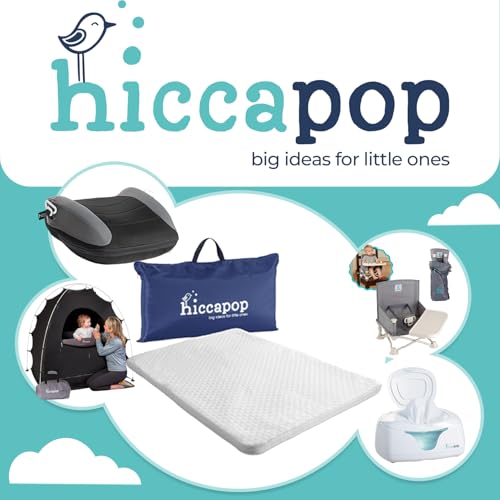Hiccapop Playard Mattress Pad, Pack and Play Mattress with Carry Bag, 1.25"
