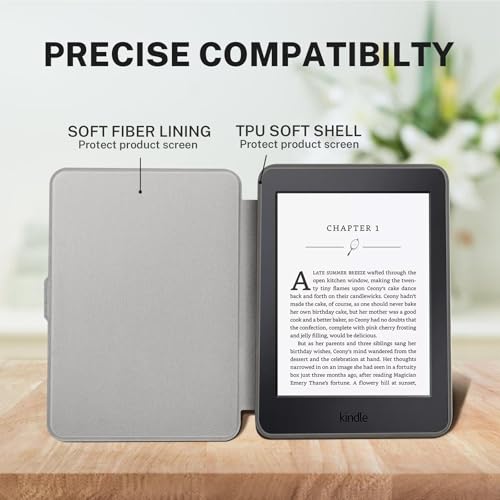 Smart Case for 6" Kindle Paperwhite 7th /6th/5th Gen and a Screen Protector