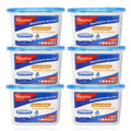 Vacplus Moisture Absorber, 10.5 OZ, Strong Absorption, Fragrance Free | Closet, Bathroom, Car, Odor Eliminator, Dehumidifier Bucket, 6 Pack