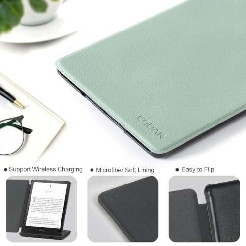 CoBak Case for 6" Kindle Basic 11th Gen 2024/2022, Sage | Auto Sleep and Wake, Lightweight , Slim, Premium Protective Case for Amazon Kindle Basic 11th Gen 6 Inch
