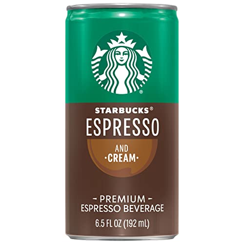 Starbucks Espresso & Cream, 6.5 Fl Oz Cans (Pack of 12)