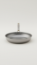 Titanium sauté pan with matte finish