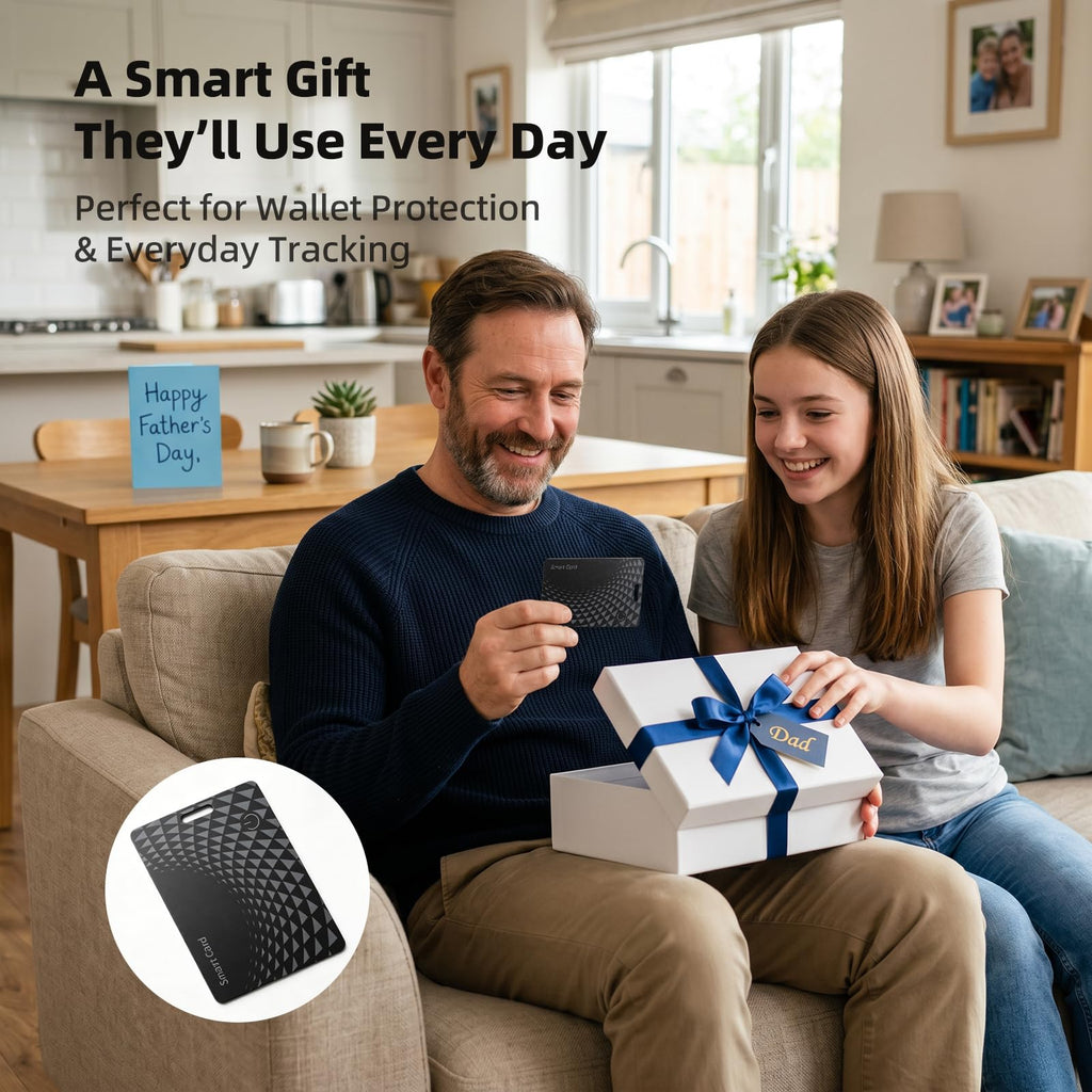 2026 Wallet Tracker Card Pro, Bluetooth Tracking Card (iOS & Android) | 0.05in Ultra Slim, 120dB Loud Alarm, Wireless Charging, Apple MFi Certified, Perfect for Wallet, Passport, Backpack