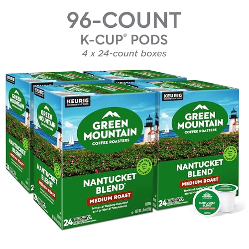 Green Mountain Coffee Nantucket Blend Keurig Single-Serve K-Cup Pods, Medium Roast Coffee, 96 Count
