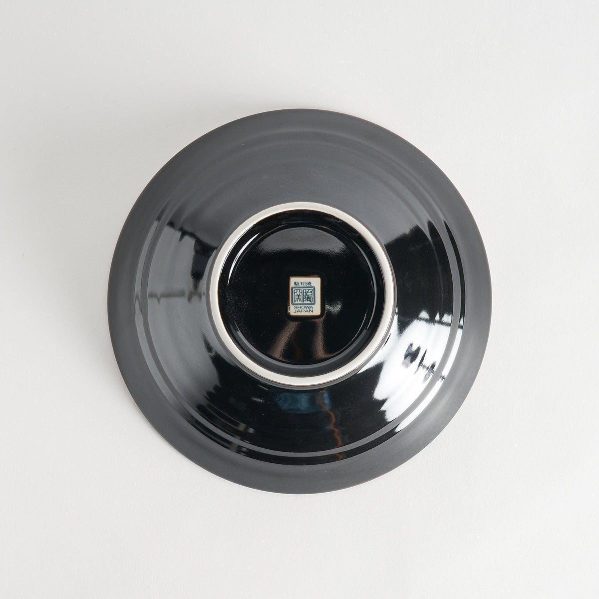 Black Comb Pattern Pasta Bowl