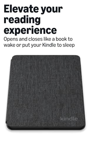Amazon Kindle Paperwhite and Kindle Colorsoft Case, Lightweight and Water-Safe, Foldable Protective Cover - Fabric