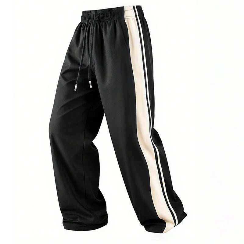 👖  NOW! 🔥 Men's Loose Fit Track Pants – Soft fleece, elastic cuffs & zip pockets – perfect for lounging, workouts or casual errands 🏃‍♂️