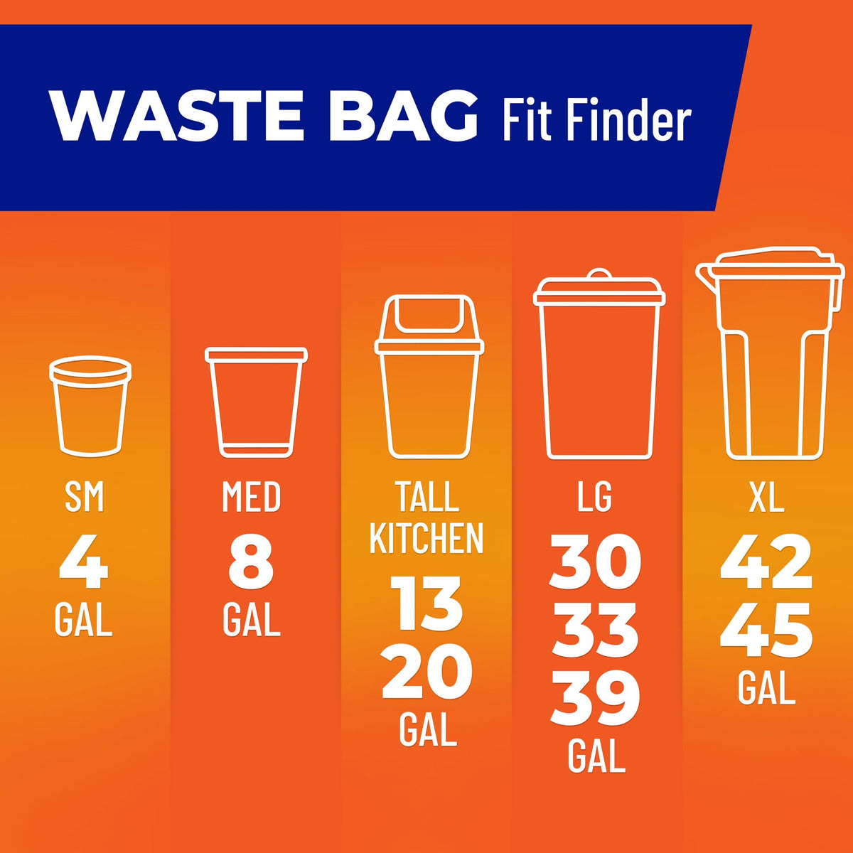 Hefty Ultra Strong 13 Gal Kitchen Trash Bags, Fabuloso Lavender, 80ct