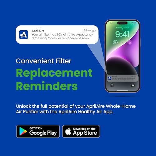 AprilAire 410 Replacement Filter for AprilAire Whole House Air Purifiers - MERV 11, Clean Air & Dust, 16x25x4 Air Filter (Pack of 1)